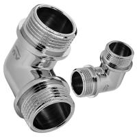 KOLANO KOLANKO NYPLOWE MOSIĘŻNE CHROMOWANE GWINT ZEW/ZEW. 1/2