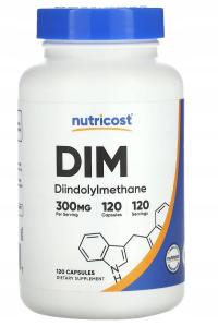 Nutricost DIM 300 mg z Czarnym Pieprzem 120 vcaps