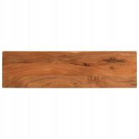 Blat stołu, 120x40x2,5 cm, prostokątny, lite drewno akacjowe