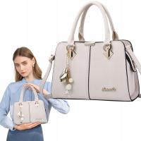 WODOODPORNA TORBA DAMSKA NA RAMIĘ MODNA STYLOWA I TRWAŁA Z SKÓRY PU KOBIETA