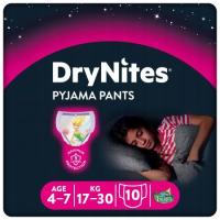 Huggies DryNites Girls majtki 17-30kg 10 sztuk