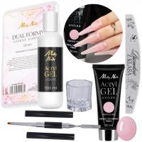 Molly Nails Zestaw do przedłużania paznokci akrylożel w tubce French Pink 3