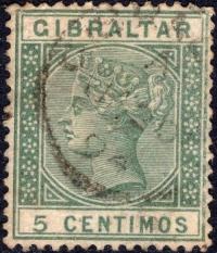 kol.bryt.Gibraltar QV 5 c.