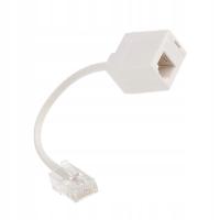 This is RJ11 Plastic Telephone Line Cord Extension