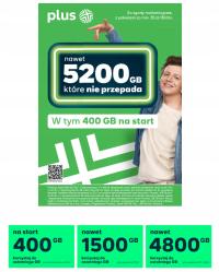 6× Starter Plus 5 zł Miesiąc za darmo na Start 400 GB + 6× Starter Plus Bez Limitu 5 zł