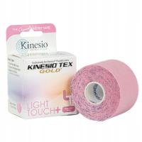 Kinesio Tex Gold Light Touch+ hipoalergiczna do wrażliwej skóry 5 cm x 5 m