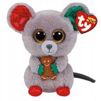 Ty Boos 15cm Stuffed Plush Mac Mouse Big Eyes Mouse Hamster Animal Doll