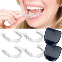 4x Szyna Relaksacyjna Na Zgrzytanie Bruksizm Nakładka Rozm M Pudełko Czarne