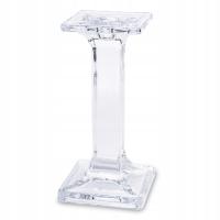 Elegancki szklany świecznik 19 cm – klasyczna dekoracja stołu