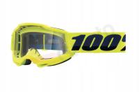 GOGLE 100% ACCURI 2 YELLOW enduro JUNIOR dziecięce