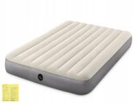 Materac Dmuchany Dwuosobowy Welurowy Łóżko Intex 64103 152x203 MODEL 2025