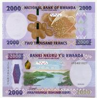 RWANDA 2000 FRANKÓW 2024 06.28 PW 44 UNC