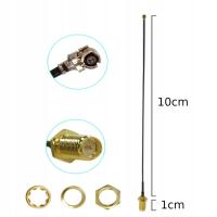 Pigtail uFL IPEX IPX - SMA-RP gniazdo 1,13mm 10cm