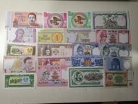 Zestaw 20 banknotów Świat ciekawy mix -NrB0069