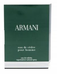 Próbka Armani Eau De Cedre Pour Homme Edt 1,2ml