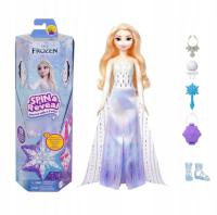 Frozen Spin and Reveal Lalka Elsa HTG25 Mattel Disney PREZENT