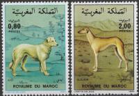 Maroko - fauna,psy** (1984) SW 1073-1074