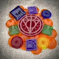 Akrylowe żetony do gry Cthulhu: Death May Die