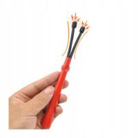 Bezpieczny domowy masażer wstrząsów elektrycznych A323 - czerwony