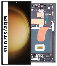Wyświetlacz do Samsung Galaxy S23 Ultra S918 S918B LCD ramka OLED