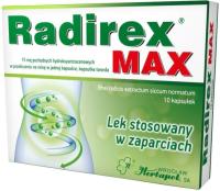 Radirex MAX LEK NA ZAPARCIA 10 kapsułek