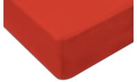 Prześcieradło z gumką 90x200 Czerwone 100% bawełna Jersey