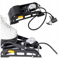 ДВУХПОРШНЕВОЙ МОЩНЫЙ ВЕЛОСИПЕДНЫЙ НОЖНОЙ НАСОС С МАНОМЕТРОМ ДЛЯ ВЕЛОСИПЕДА