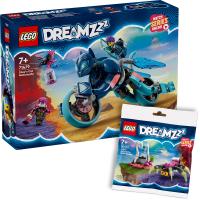 LEGO DREAMZzz Koci motocykl Zoey 71479 + Pajęcza ucieczka 30636