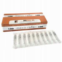 Igły do mezoterapii igłowej MESO-RELLE 27G 0,40 x 4mm 100 SZTUK