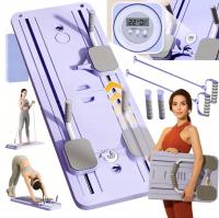 WIELOFUNKCYJNA DESKA DO ĆWICZEŃ TRENING Z TAŚMĄ OPOROWĄ JOGA POMPKI FITNESS