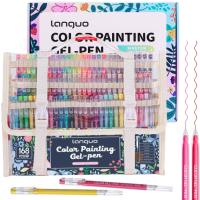 Zestaw długopisów żelowych do malowania kolorami, 162 kolorów,