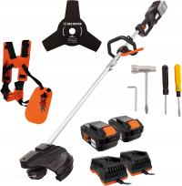 Kosa akumulatorowa 36V DELTAFOX 2w1 2x AKU 4Ah