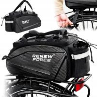 Сумка для велосипеда, задний багажник для велосипеда, водонепроницаемый карбоновый светильник