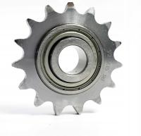 Koło łańcuchowe 08B-1 z=15 z łożyskiem Ozdowski - p: 12,7 mm (1/2″)