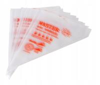 Worek rękaw cukierniczy do dekoracji tortu i ciast 100 sztuk L na krem