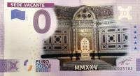 Banknot 0 Euro 2025 ( Watykan ) - Sede Vacante