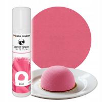 BARWNIK SPOŻYWCZY W SPRAYU Food Colours RÓŻOWY ZAMSZ Rose 100 ml