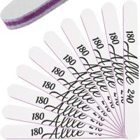10x Profesjonalny Pilnik Do Paznokci Prosty Dwustronny Gradacja 180/240
