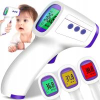 Bezdotykowy termometr cyfrowy na podczerwień z wyświetlaczem LCD