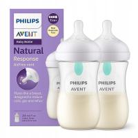 Avent RESPONSE butelka 260 natural z wkładką air free antykolkowa 2 szt