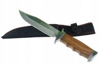 Охотничий нож Kandar Польша дерево 440 кобура ND11