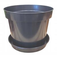 Doniczka na pomidory ogórki paprykę dynie 10L 28cm RS10 okrągła z podstawką