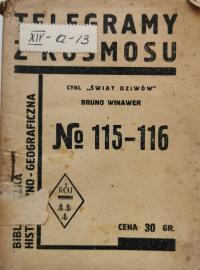 Telegramy z kosmosu Bruno Winawer Nr 115-116