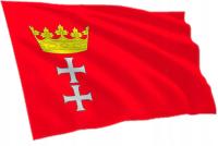 Флаг флаг Гданьск Гданьск герб кресты 150x90cm