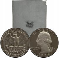 2.hi.ZEST., USA, PROOF SET 1986 S SZT.7 ze srebrem