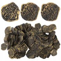 100 SZTUK PAMIĄTKOWYCH ZŁOTYCH MONET SKARBÓW DO GIER DLA DZIECI