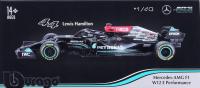 Bolid F1 Mercedes W12 Hamilton KASK BBurago 1:43