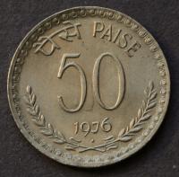 India - 50 paise 1976