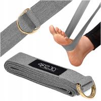 PASEK DO JOGI ROZCIĄGANIA YOGA BELT TAŚMA MATERIAŁOWA DO STRETCHINGU 3 m