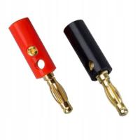 БАНАН ШТЕКЕР ПОЗОЛОЧЕННЫЙ ЧЕРНЫЙ / КРАСНЫЙ КОМПЛЕКТ